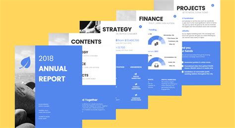 Report template design